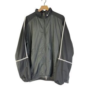 Nike Golf Windbreaker Jacket‎ Performance Athletic Reflective Stripes XXL